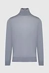 Brunello Cucinelli Men's cashmere and silk golf gray - High neck. 70% cashmere, 30% silk. Country of manufacture: Italy. Care: specialized cleaning - photo 1