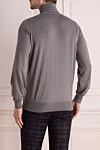 Men's cashmere and silk golf gray Brunello Cucinelli - High neck. 70% cashmere, 30% silk. Country of manufacture: Italy. Care: specialized cleaning - photo 4