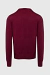 Burgundy wool and cashmere sweater for men Brunello Cucinelli - 90% wool, 10% cashmere. Country of manufacture: Italy. Care: specialized cleaning - photo 6