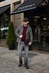 Brunello Cucinelli Джемпер з вовни та кашеміру бордового чоловічий - 90% вовна, 10% кашемір. Країна виробник: Італія. Догляд: спеціалізоване чищення - фото 7