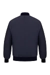 Куртка из нейлона синяя мужская Brunello Cucinelli - 100% нейлон. Молния. Два боковых кармана, один нагрудный карман. Страна производитель: Италия. Уход: специализированная чистка - фото 6
