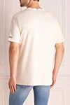 White cotton T-shirt for men MC2 Saint Barth - print. 100% cotton. Country of manufacture: Italy. Care: specialized cleaning - photo 4