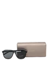 Bvlgari Sunglasses made of metal and plastic, black, for men - logo on the temple. UV protection, scratch protection, case included. plastic, metal. Country of manufacture: Italy. Care: specialized cleaning - photo 5