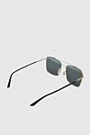 Black men's metal and plastic sunglasses for sun protection Gucci - UV protection, scratch protection, case included. plastic, metal. Country of manufacture: Italy. Care: specialized cleaning - photo 4