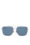 Chopard Metal and plastic blue men's sunglasses for sun protection - logo on the lens. UV protection, scratch protection, case included. plastic, metal. Country of manufacture: Italy. Care: specialized cleaning - photo 1