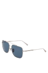 Chopard Metal and plastic blue men's sunglasses for sun protection - logo on the lens. UV protection, scratch protection, case included. plastic, metal. Country of manufacture: Italy. Care: specialized cleaning - photo 3