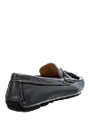 Men's gray leather loafers Cesare di Napoli - Leather buckle, tassel. 100% leather. Interior: Leather. Insole: Leather. Outsole: Other materials. Country of manufacture: Italy. Care: specialized cleaning - photo 4