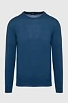 Svevo Blue cashmere jumper for men - 100% cashmere. Country of manufacture: Italy. Care: specialized cleaning - photo 1