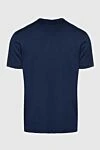 Cotton and polyamide T-shirt blue for men Svevo - 94% cotton, 6% polyamide. Country of manufacture: Italy. Care: specialized cleaning - photo 2