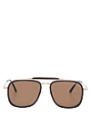 Tom Ford Sunglasses made of metal and plastic, brown, for men - logo on the lens. UV protection, scratch protection, case included. plastic, metal. Country of manufacture: Italy. Care: specialized cleaning - photo 1