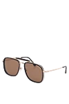 Tom Ford Sunglasses made of metal and plastic, brown, for men - logo on the lens. UV protection, scratch protection, case included. plastic, metal. Country of manufacture: Italy. Care: specialized cleaning - photo 3