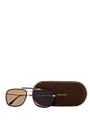 Tom Ford Sunglasses made of metal and plastic, brown, for men - logo on the lens. UV protection, scratch protection, case included. plastic, metal. Country of manufacture: Italy. Care: specialized cleaning - photo 5
