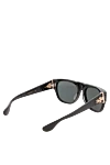 Sunglasses made of metal and plastic, black, for men Chrome Hearts - logo on the temple. UV protection, scratch protection, case included. plastic, metal. Country of manufacture: Italy. Care: specialized cleaning - photo 4