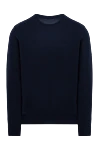 Silk and cotton jumper blue for men Zilli - Textured pattern. 60% silk, 40% cotton. Country of manufacture: Italy. Care: specialized cleaning - photo 6