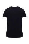 Black cotton T-shirt for men Balmain - logo print. 100% cotton. Country of manufacture: Italy. Care: specialized cleaning - photo 6