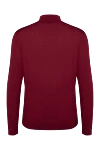 Long sleeve polo in silk and cashmere burgundy for men Cesare di Napoli - Optional: Long sleeve. Composition: 90% cashmere, 10% silk. Closure: Zipper. Country of manufacture: Italy. Care: specialized cleaning - photo 6