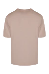 Gray linen and elastane T-shirt for men Svevo - 96% linen, 4% elastane. Country of manufacture: Italy. Care: specialized cleaning - photo 6