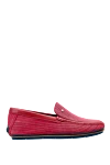 Zilli Red leather men's moccasins - Perforation. 100% leather. Interior: Leather. Insole: Leather. Outsole: Other materials. Country of manufacture: Italy. Care: specialized cleaning - photo 1