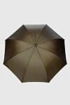 Yellow polyester umbrella Pasotti - bamboo handle. automatic. 100% polyester. Country of manufacture: Italy. Care: specialized cleaning - photo 2