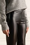 Wolford Black polyamide and polyurethane leggings for women - 55% polyamide, 45% polyurethane. elastic belt. Country of manufacture: Italy. Care: specialized cleaning - photo 5