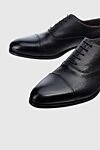 Doucal`s Men's black leather shoes - 100% leather. Lace-up. Interior: Leather. Insole: Leather. Heel height: 2cm. Outsole: Other materials. Country of manufacture: Italy. Care: specialized cleaning - photo 5