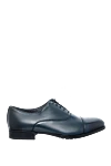 Doucal`s Blue leather men's shoes - Composition: 100% leather. Fastening: Lace. Interior decoration: Fur. Insole: Leather. Heel height: 2 cm. Sole: Leather. Country of manufacture: Italy. Care: specialized cleaning - photo 1