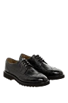 Tardini Shoes for men from alligator leather black - Perforation, textured leather. 100% alligator leather. Lace. Interior finish: Alligator leather. Insole: Leather. Heel height: 2 cm. Other materials. Country of manufacture: Italy. Care: specialized cleaning - photo 3