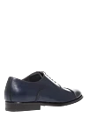 Blue leather men's shoes Roberto Morelli - 100% leather. Lace-up. Interior: Leather. Insole: Leather. Heel height: 2cm. Outsole: Other materials. Country of manufacture: Italy. Care: specialized cleaning - photo 4