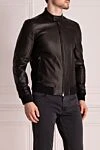 Corneliani Куртка кожаная черная мужская - 100% кожа. Молния. Два боковых кармана. Страна производитель: Италия. Уход: специализированная чистка - фото 3