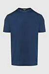 Cesare di Napoli Cotton T-shirt blue for men - 100% cotton. Country of manufacture: Italy. Care: specialized cleaning - photo 1