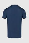 Cotton T-shirt blue for men Cesare di Napoli - 100% cotton. Country of manufacture: Italy. Care: specialized cleaning - photo 6