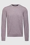 Gran Sasso Cashmere jumper gray for men - 100% cashmere. Country of manufacture: Italy. Care: specialized cleaning - photo 1