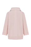 Women's pink polyester windbreaker Panicale - hood. 100% polyester. Closure: zipper. one pocket. Country of manufacture: Italy. Care: specialized cleaning - photo 6