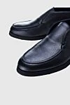 Pellettieri di Parma Black leather loafers for men - Additionally: heel height 2 cm, leather interior. Composition: 100% leather. Country of manufacture: Italy. Care: specialized cleaning - photo 5