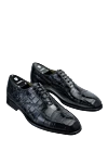 Tardini Shoes for men from alligator leather black - Perforation, textured leather. 100% alligator leather. Lace. Interior finish: Alligator leather. Insole: Leather. Heel height: 2 cm. Other materials. Country of manufacture: Italy. Care: specialized cleaning - photo 3