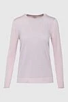 Peserico Pink wool sweater for women - lurex. 100% wool. Country of manufacture: Italy. Care: specialized cleaning - photo 1