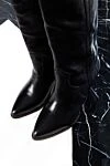 Isabel Marant Black leather boots for women - leather. Heel height: 8 cm. Country of manufacture: Italy. Care: specialized cleaning - photo 7