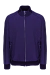 Seraphin Jacket made of nylon and cashmere purple for men - 100% nylon, cashmere. Closure: Zipper. Two side pockets. Country of manufacture: Italy. Care: specialized cleaning - photo 1