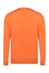 Orange wool jumper for men Cesare di Napoli - 100% wool. Country of manufacture: Italy. Care: specialized cleaning - photo 6