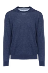 Cesare di Napoli Blue wool sweater for men - 100% wool. Country of manufacture: Italy. Care: specialized cleaning - photo 1