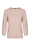 Peserico Beige cotton jumper for women - 100% cotton. Country of manufacture: Italy. Care: specialized cleaning - photo 1