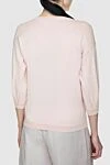 Beige cotton jumper for women Peserico - 100% cotton. Country of manufacture: Italy. Care: specialized cleaning - photo 4