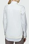 White cotton top for women Peserico - 100% cotton. Country of manufacture: Italy. Care: specialized cleaning - photo 4