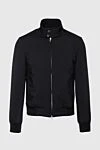 Cesare di Napoli Polyester jacket black for men - 100% polyester. Closure: Zipper, buttons. Two side pockets. Country of manufacture: Italy. Care: specialized cleaning - photo 1