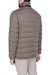 Men's cashmere down jacket beige Moorer - 100% cashmere. Closure: Zipper, buttons. Two side pockets, two inside pockets. Insulation: Down. Country of manufacture: Italy. Care: specialized cleaning - photo 4