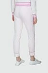 Women's cropped fit light pink pants Panicale - cuffs. two side pockets. 97% cotton, 3% elastane. elastic belt. Country of manufacture: Italy. Care: specialized cleaning - photo 4