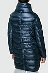 Down jacket made of polyamide blue for women Herno - 100% polyamide. stand collar. buttons. two side pockets. Country of manufacture: Italy. Care: specialized cleaning - photo 4