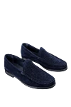 Pellettieri di Parma Nubuck desert boots for men blue - 100% nubuck. Platform height: 2 cm. Outsole: other materials. Country of manufacture: Italy. Care: specialized cleaning - photo 3