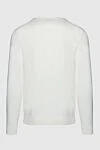 White silk and cotton jumper for men Cesare di Napoli - 55% silk, 45% cotton. Country of manufacture: Italy. Care: specialized cleaning - photo 6