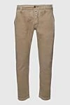 Jacob Cohen Beige cotton trousers for men - 98% cotton, 2% elastane. zipper, button,. two side pockets, two back pockets. Country of manufacture: Italy. Care: specialized cleaning - photo 1